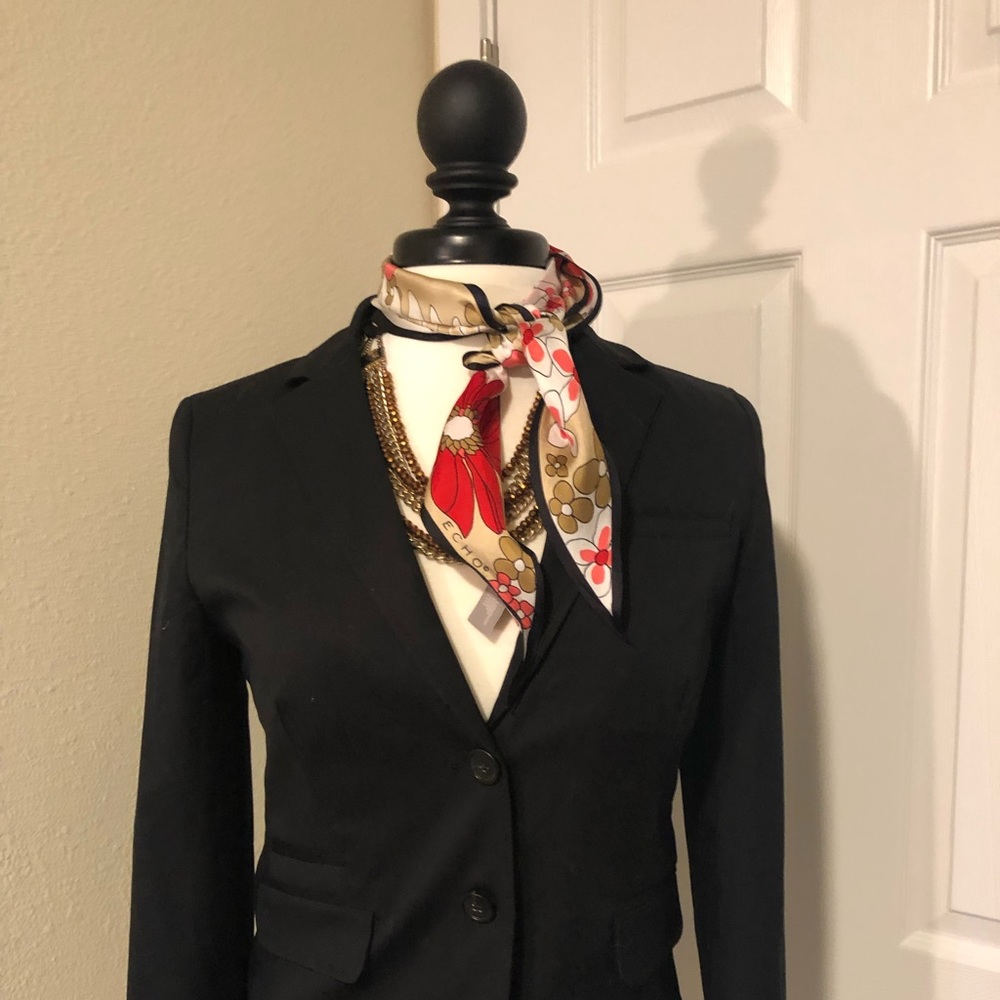 Floral print scarf